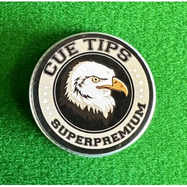 Eagle Cues Thailand Snooker and Pool Tips - Super Premium (Hard) (£8 each or a box of 2 for £15)