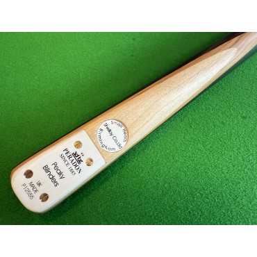 Peradon Square Badge Peaky Blinders Shelby Co. ltd 1pc Snooker Cue - 58" - 15oz - 9.55mm