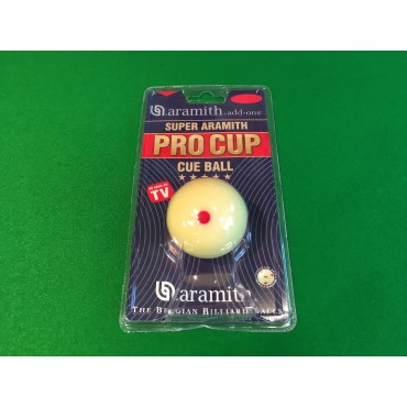 Aramith Pro Cup 2 1/4" TV White