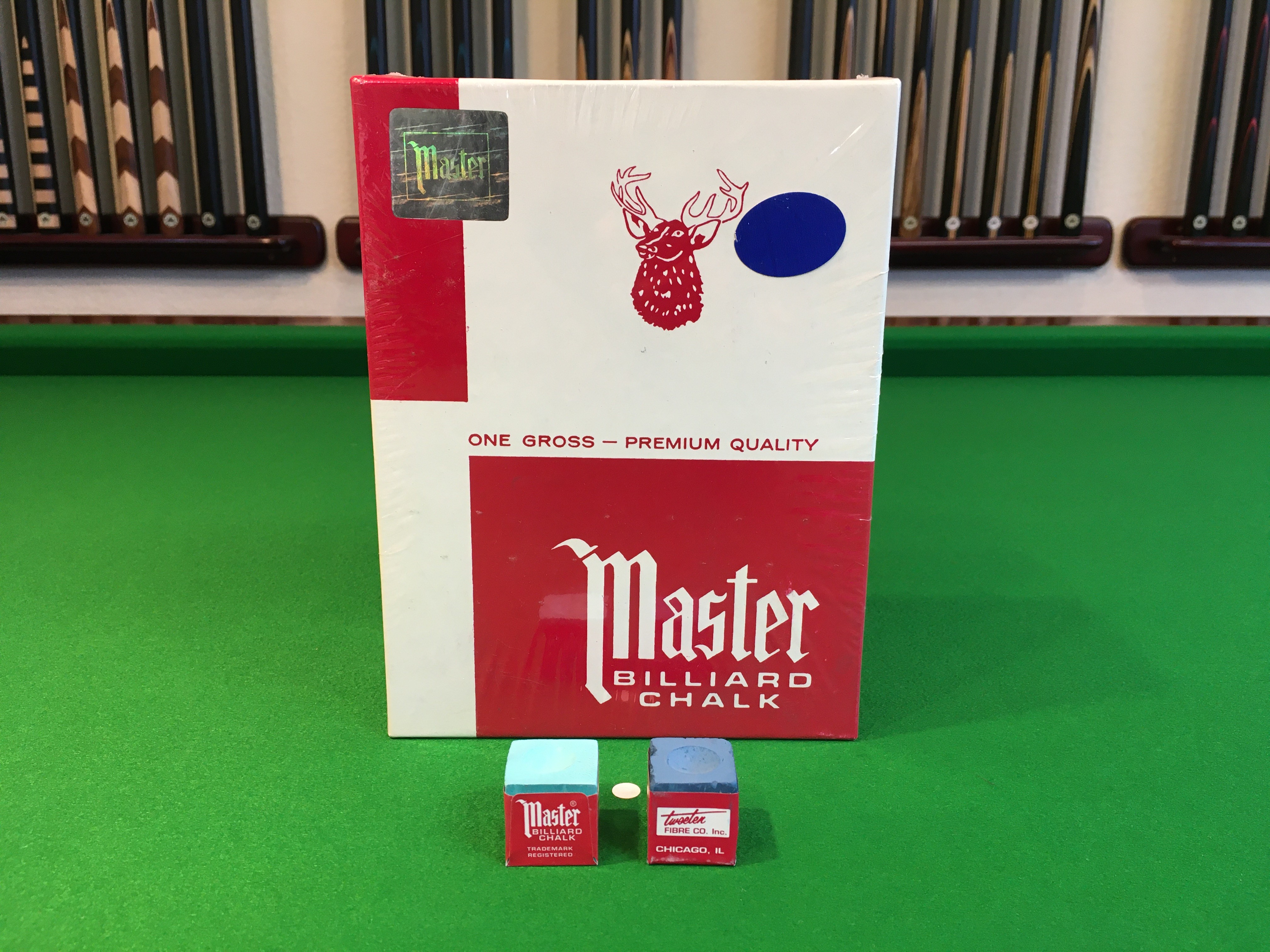 One Gross (144pcs) Master Chalk - Chesworth Cues