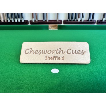 Chesworth Cues Tip Burnisher - Hand Made in the UK - Genuine Leather