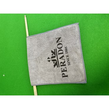 Peradon Microfibre Cue Towel - Grey