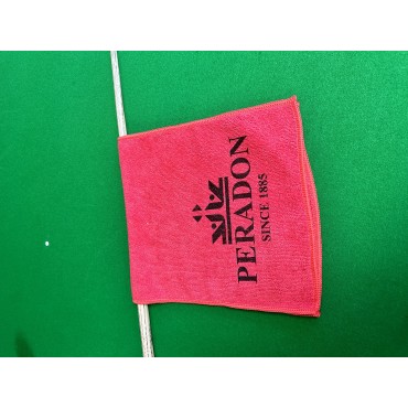 Peradon Microfibre Cue Towel - Red